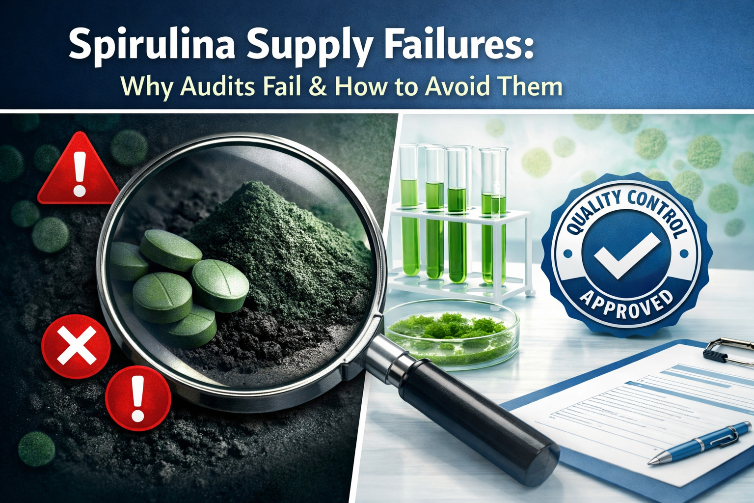 Spirulina Supply Failures: Why Audits Fail & How to Avoid Them